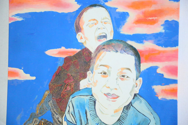 《兄弟俩》郑朱莹.jpg